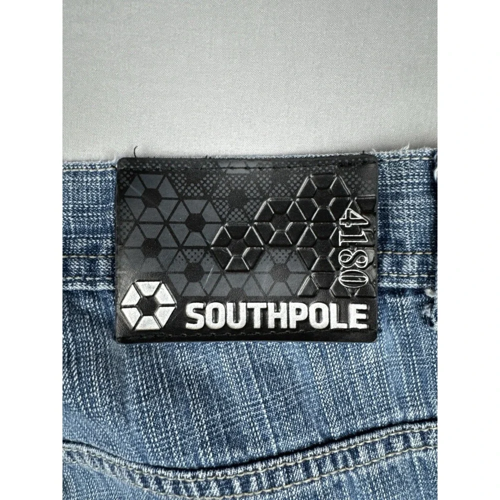 Vintage Y2K Southpole 4180 Baggy Jeans 34x32 Wide Leg Denim Skater